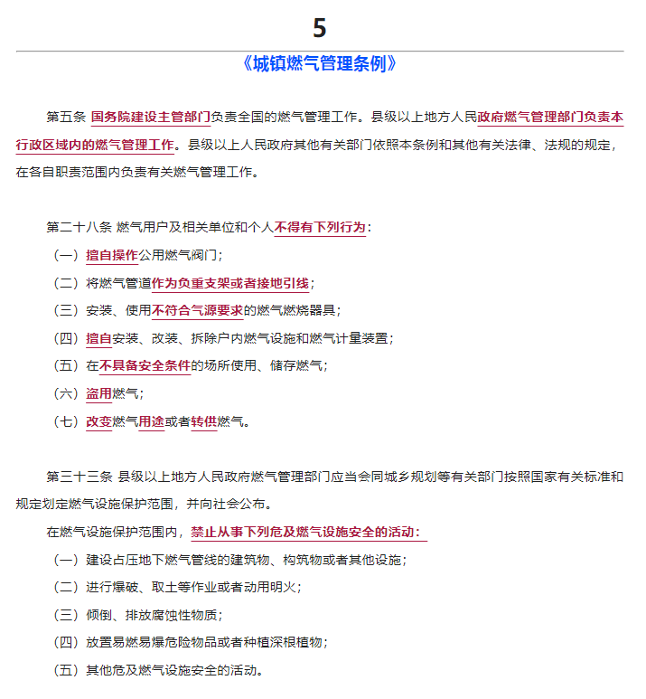 用户自行私拆私改燃气设施，违法！附：涉燃气安全法律法规汇总！(图9)